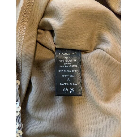 All In Favor Women’s Sequined Sparkly Strappy Party Mini Dress Size S - Picture 14 of 15